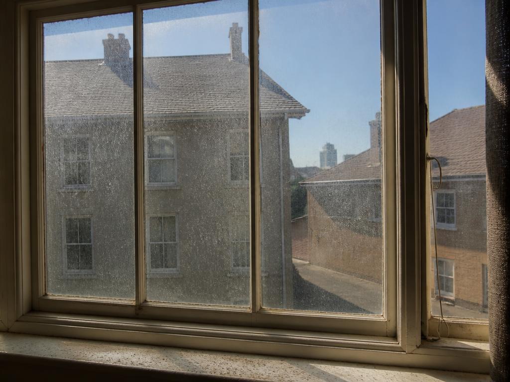 Fensterreinigung – vorher