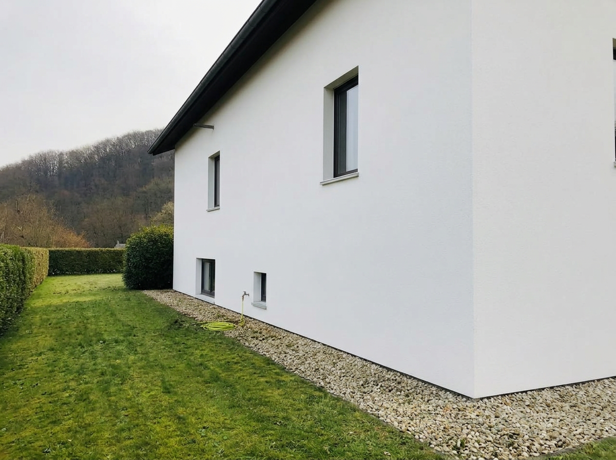 Fassadenreinigung Einfamilienhaus – nachher